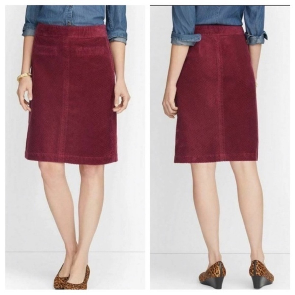 Talbots corduroy mini skirt